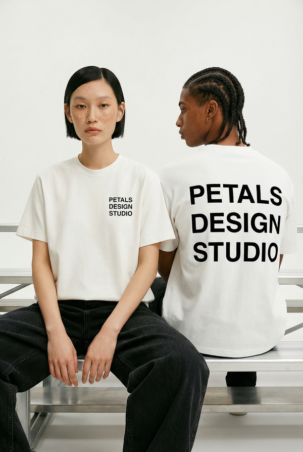 Petals House Tee in White