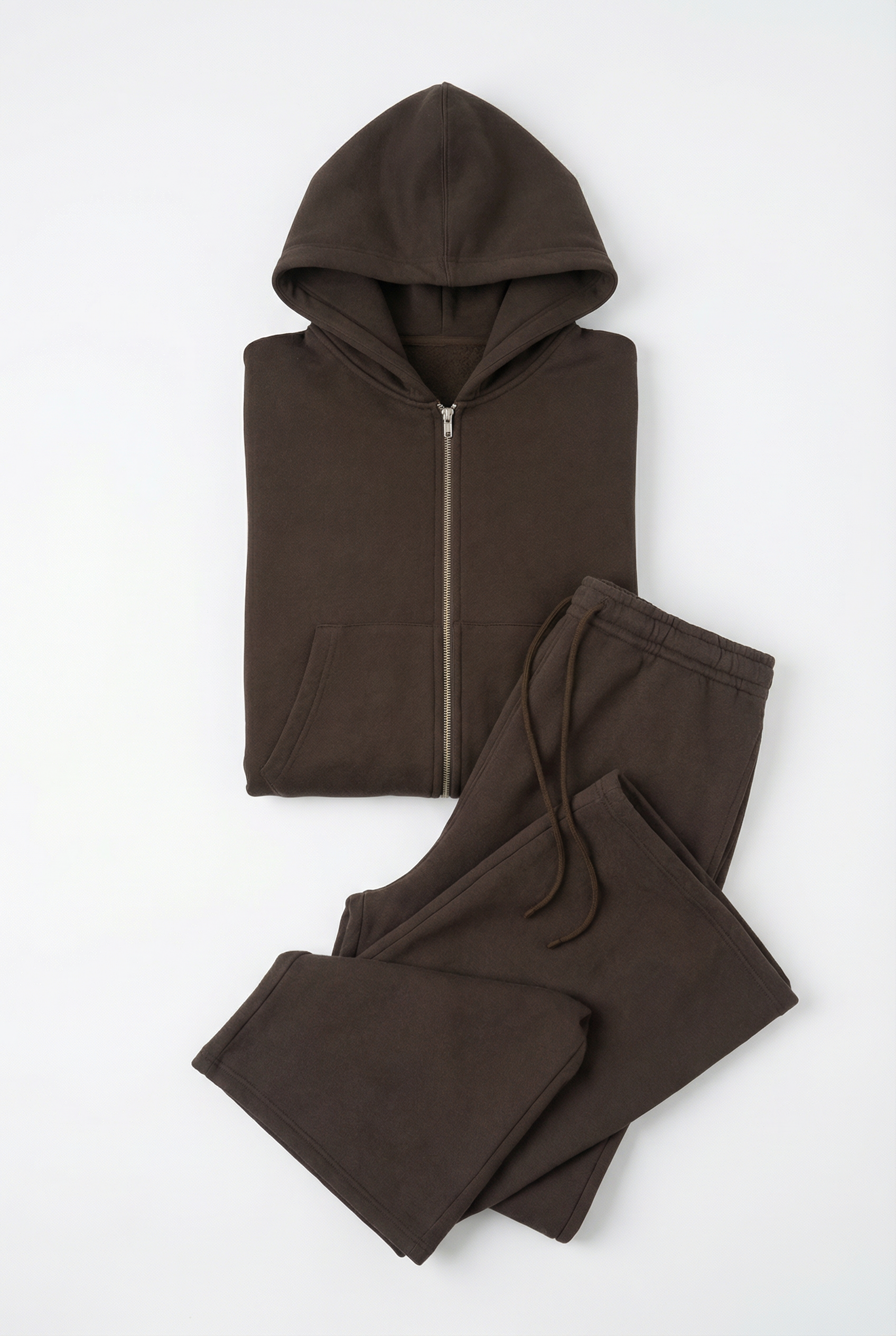 CORE: 380 GSM Straight Leg Sweatpants in Chocolate