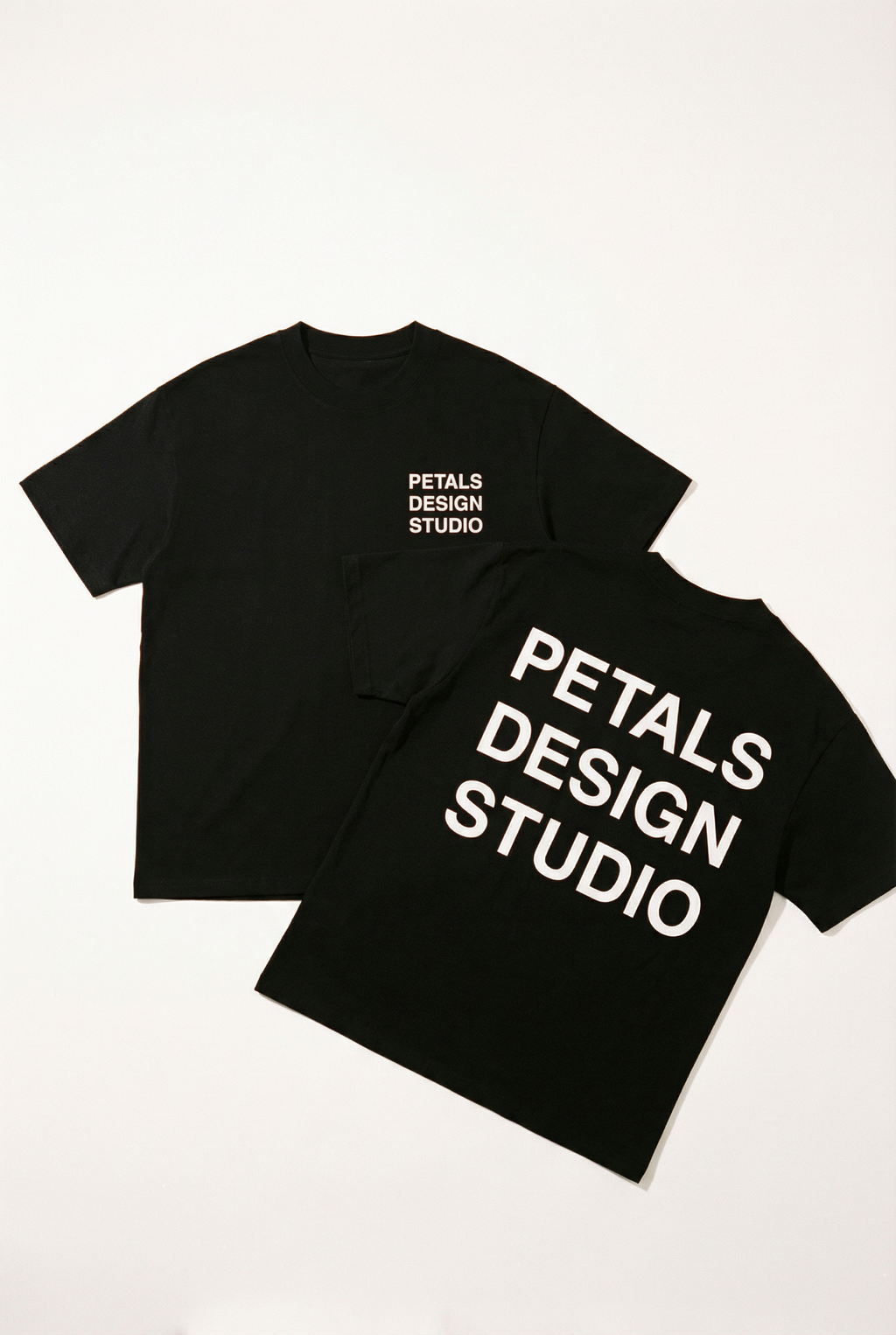Petals House Tee in Black
