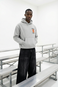 Mental Money Boxy Hoodie in Grey