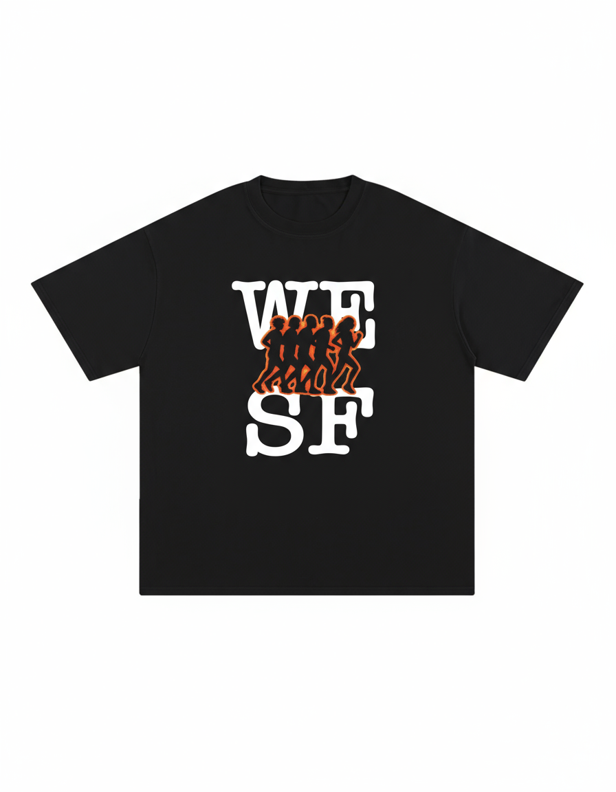 SF Run Club Tee in Black