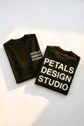 Petals House Tee in Black
