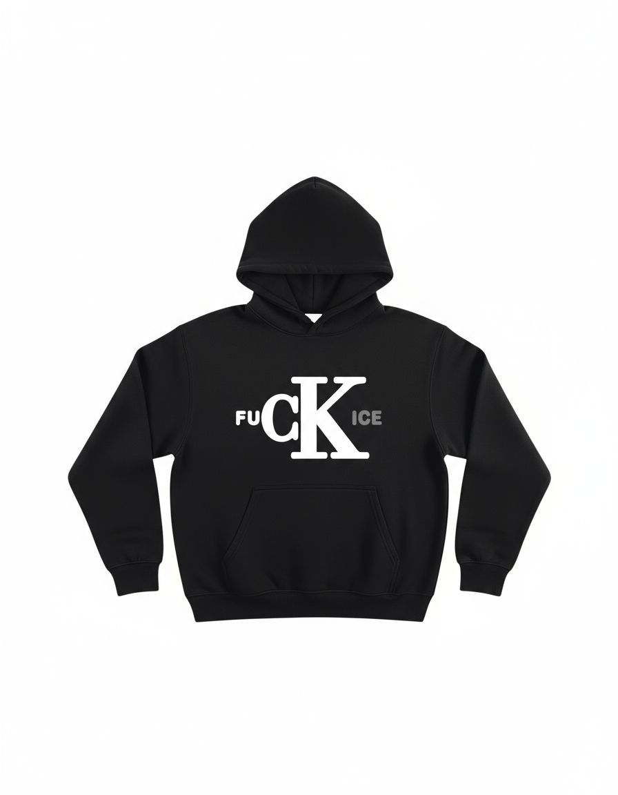 F*ck Ice Hoodie in Black