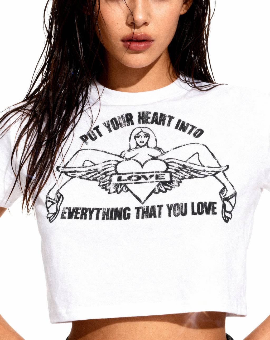 Everything That You Love Cropped Tee