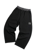 Petals Boxer Sweats in Black