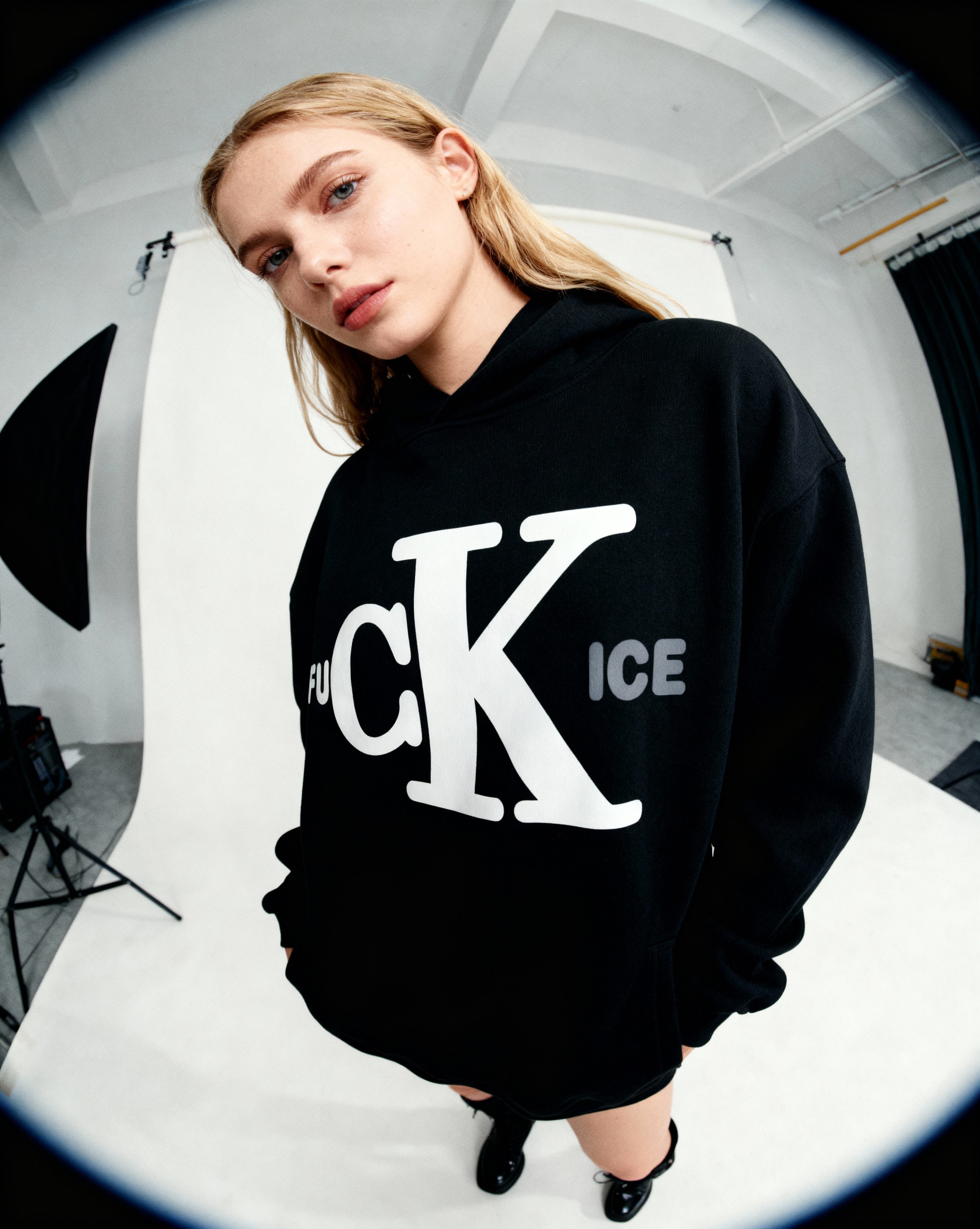 F*ck Ice Hoodie in Black