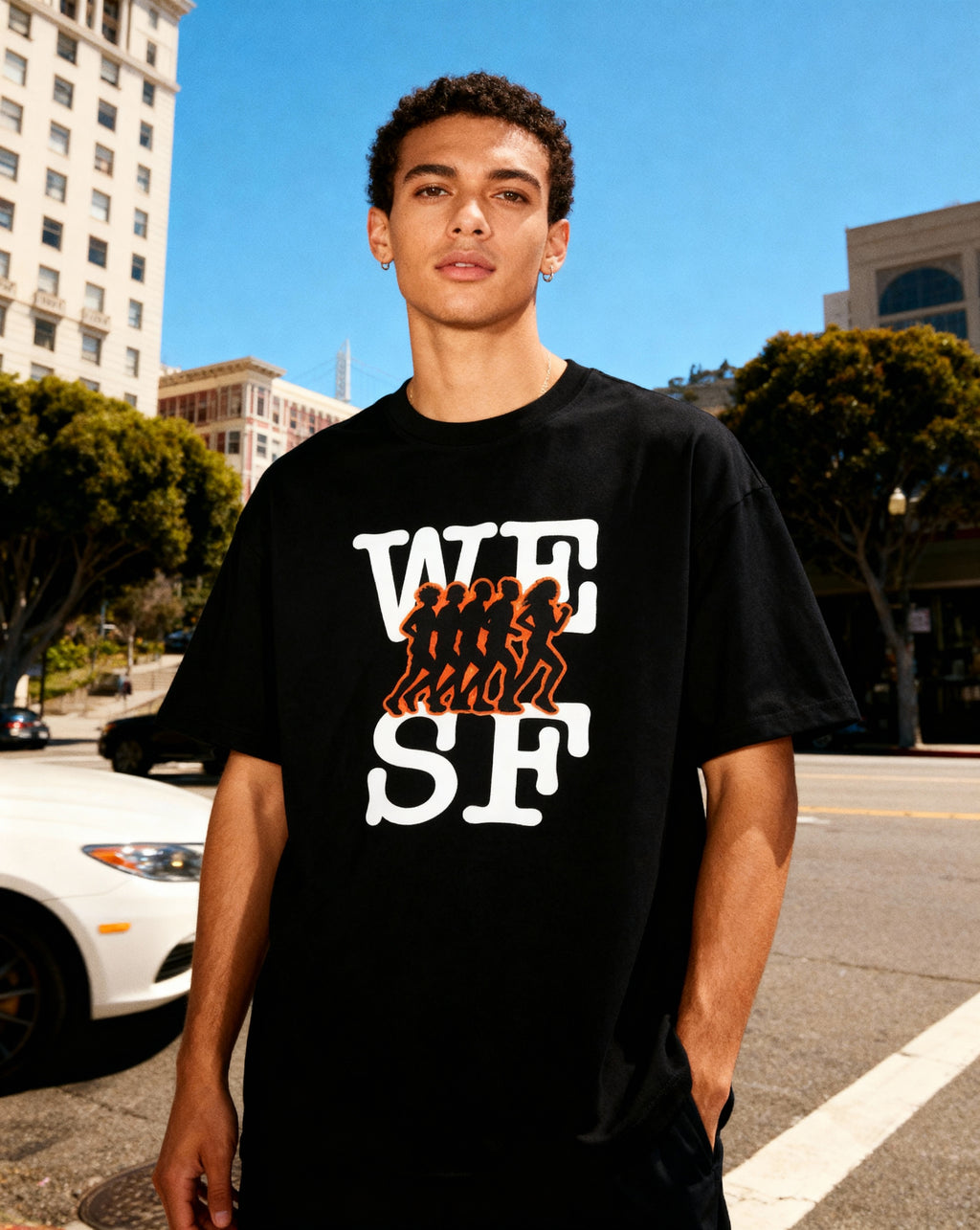 SF Run Club Tee in Black