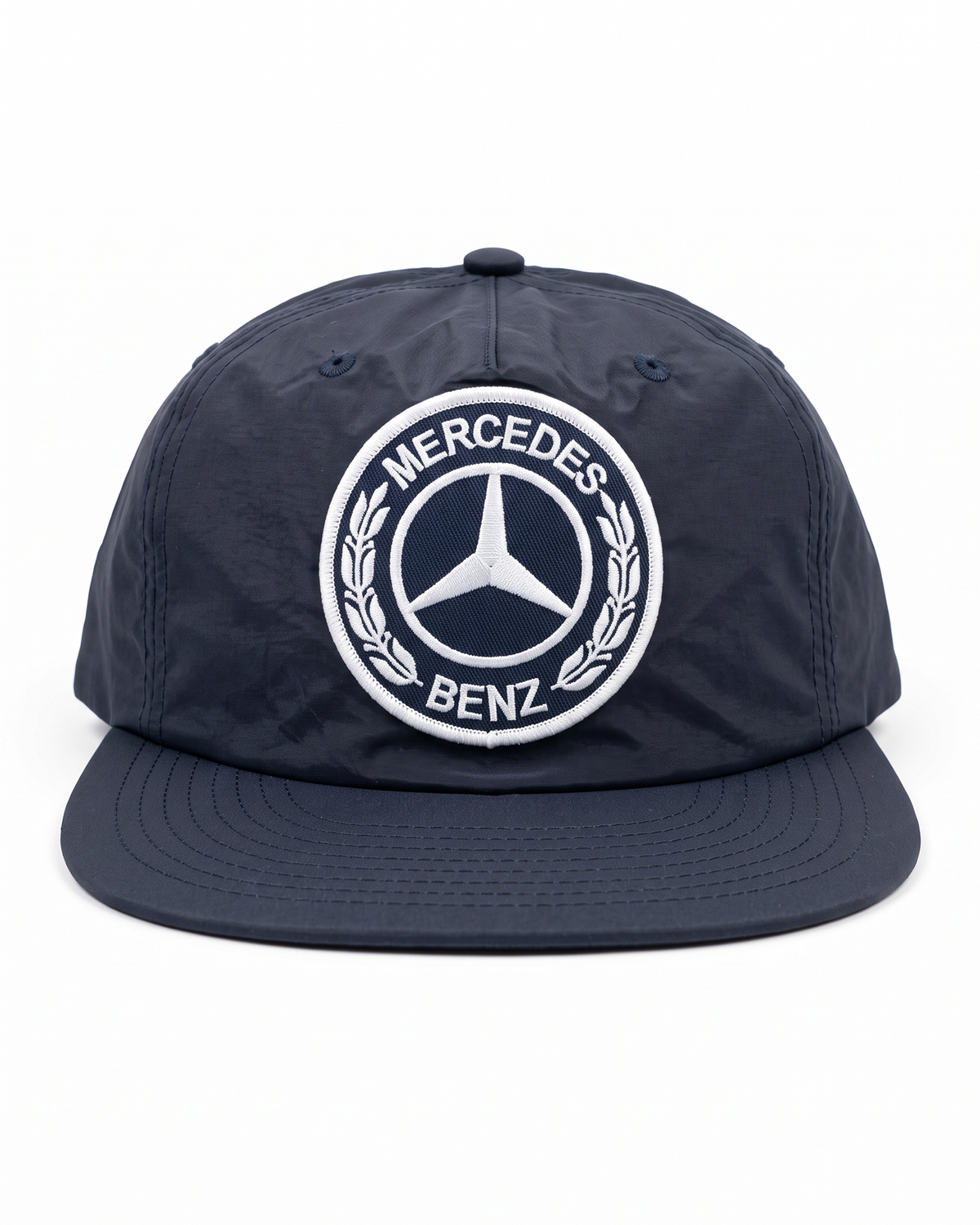 MB Patch Nylon Hat in Navy