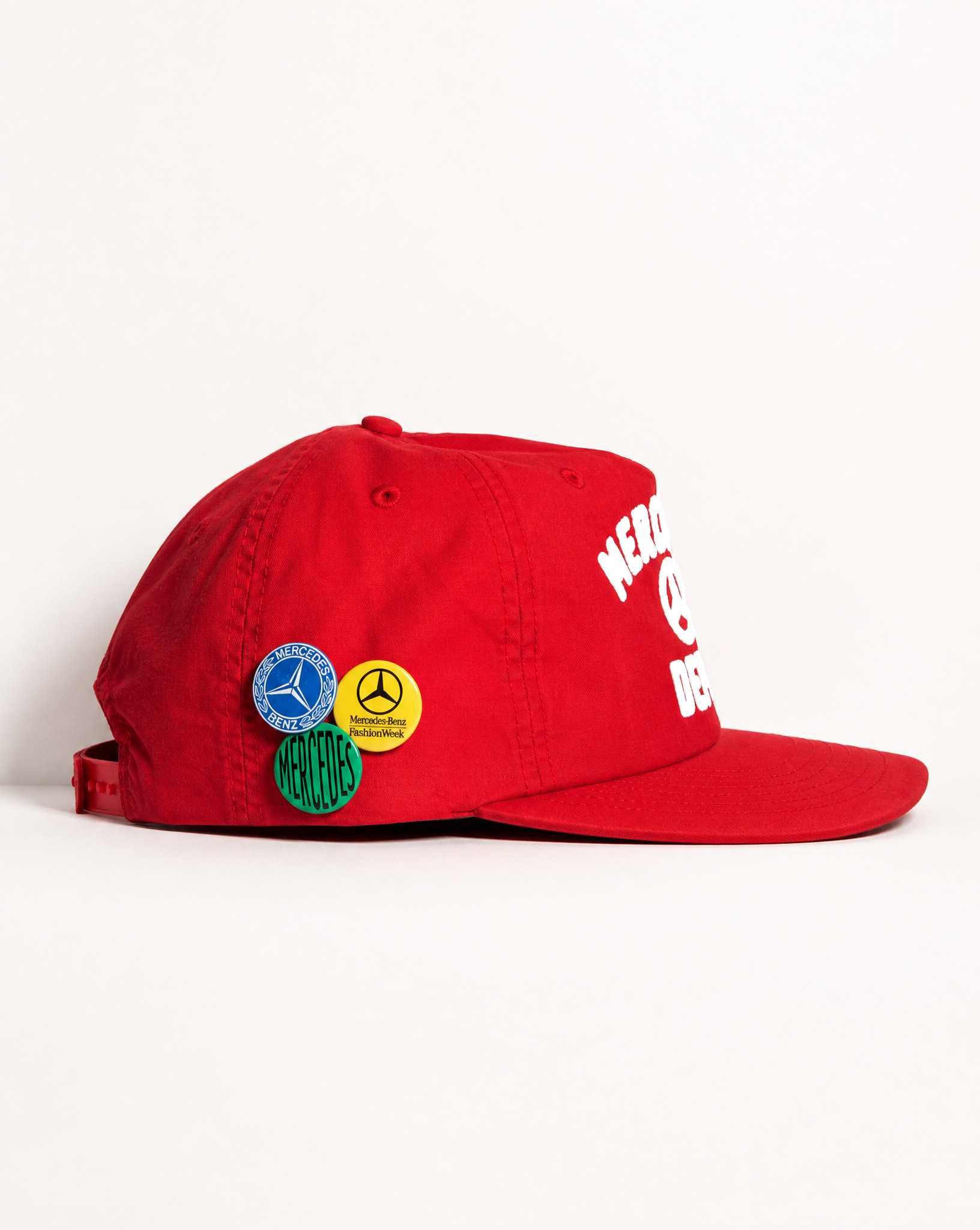 Merc Dept. Nylon Hat in Red