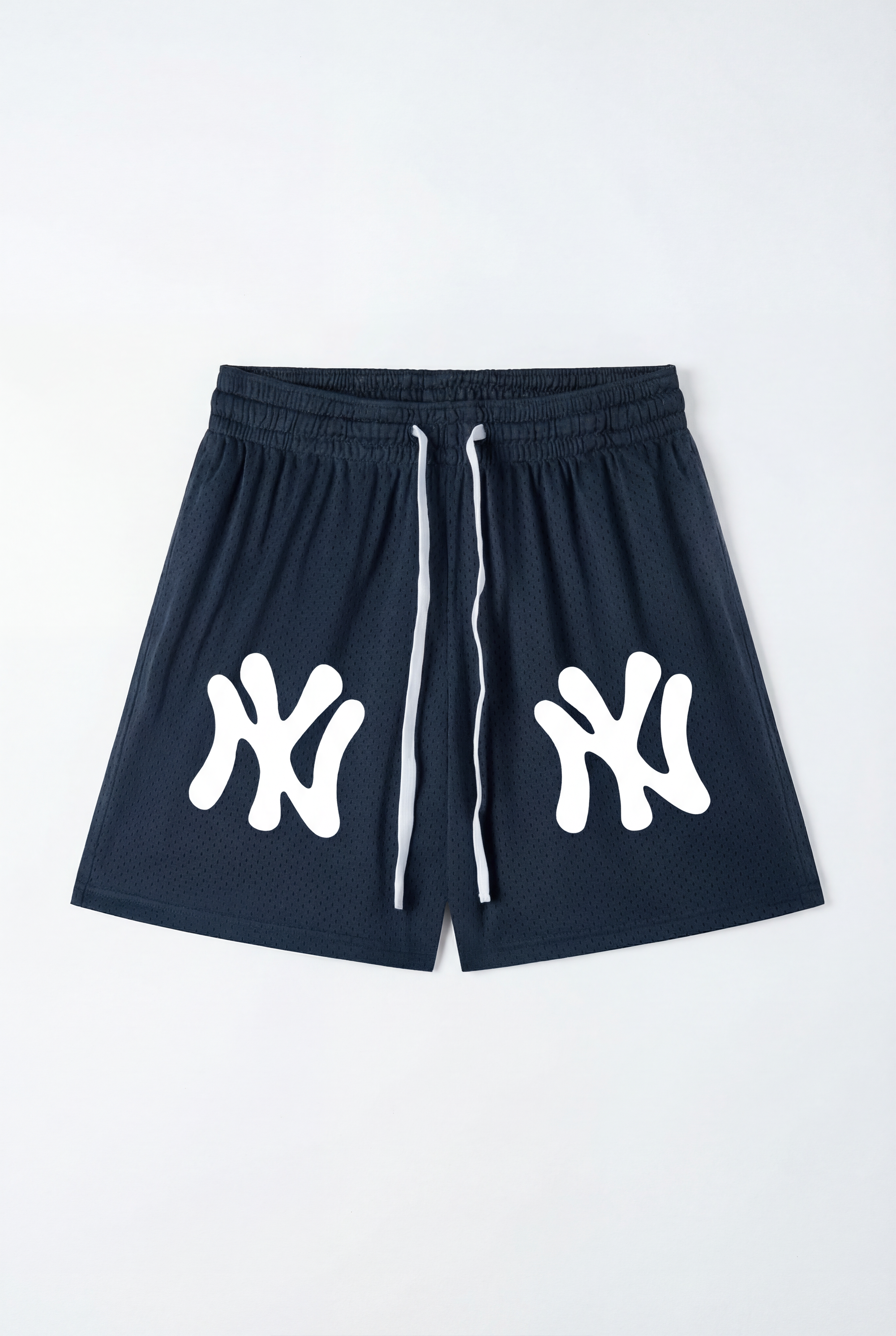 NY Bootleg Mesh Shorts in Navy – PETALS DESIGN STUDIO