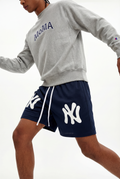 Inflated NY Mesh Shorts in Navy