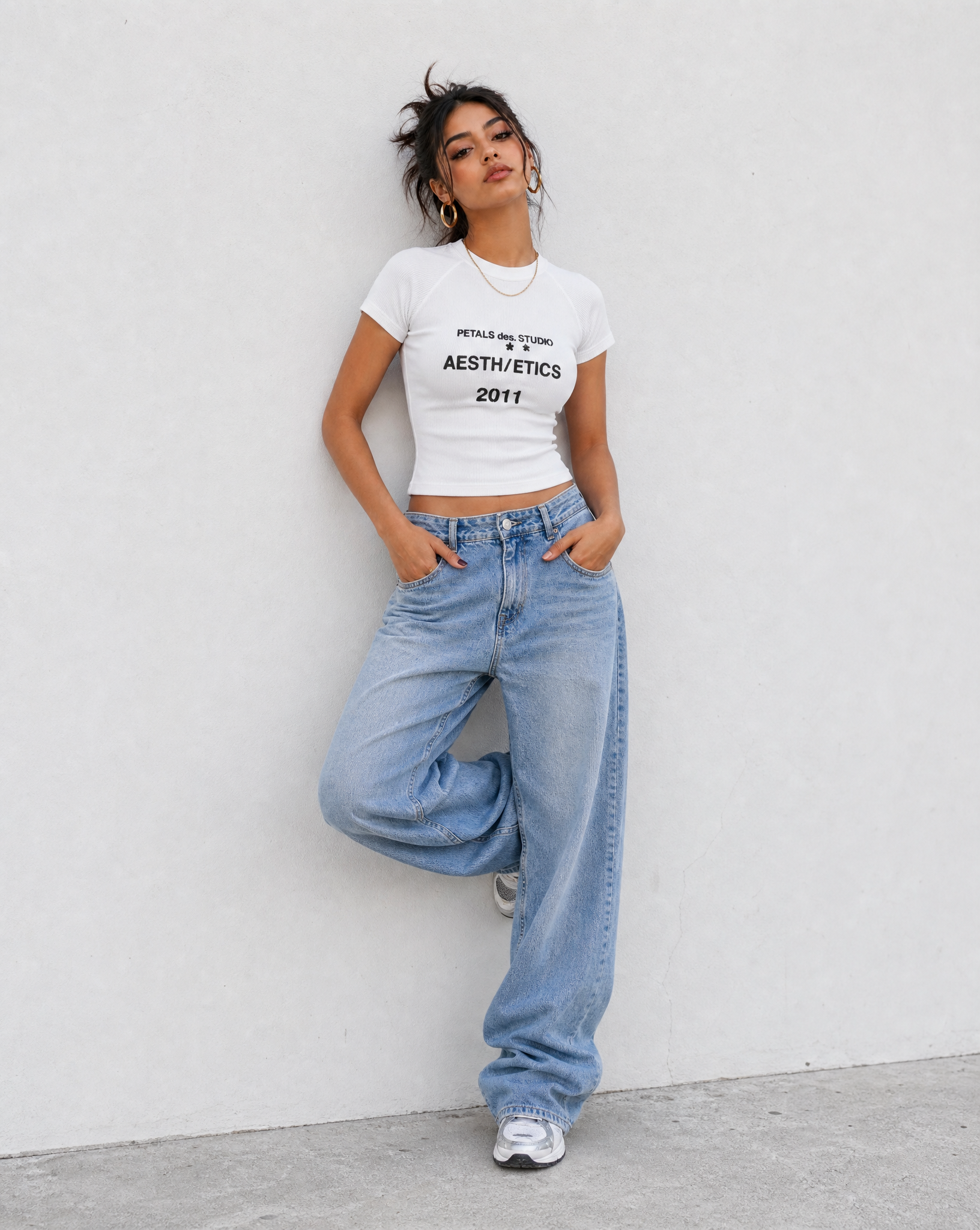 PDS 2011 Women's Ribbed Tee in White