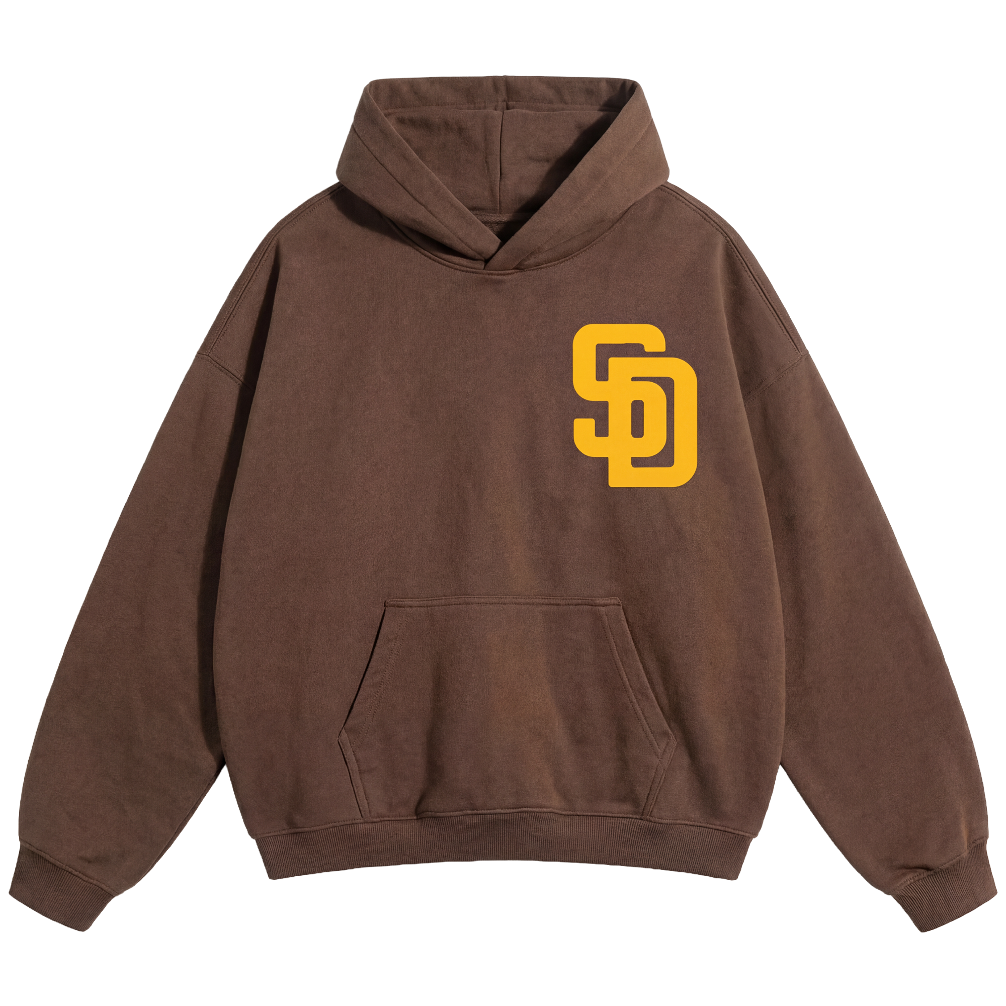 SD Bootleg Hoodie in Brown