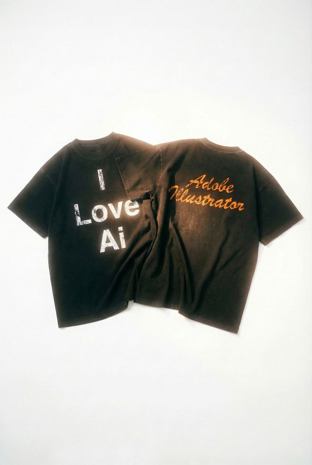 I Love Ai Vintage Washed Tee