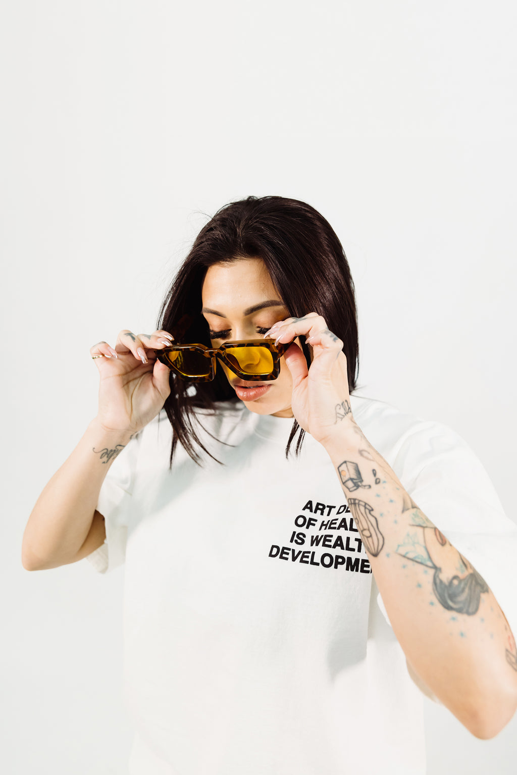 Optimistics Sunglasses in Yellow Tortoise