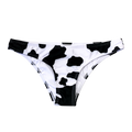 Mooo'd Cow Print Bikini Bottom
