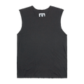 Destroyed Tank Top in Charcoal