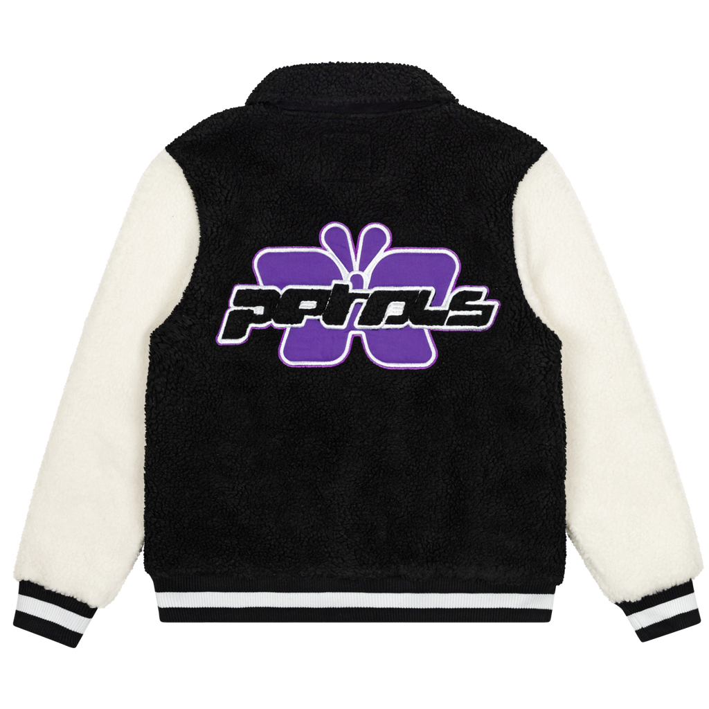 Butterfly Sherpa Varsity Jacket