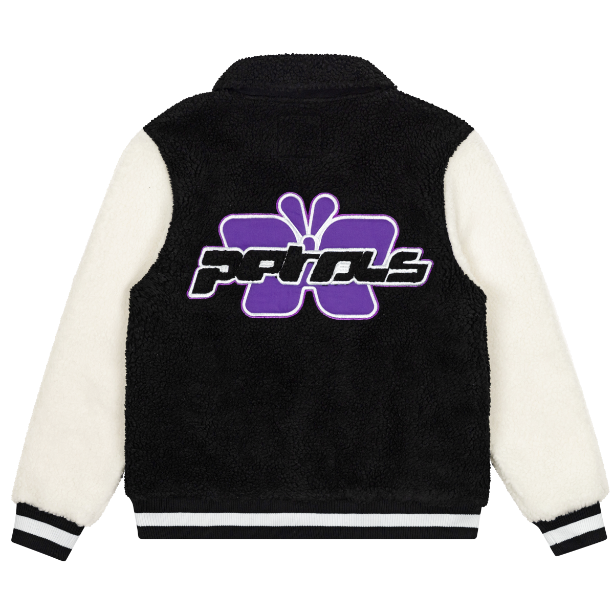 Butterfly Sherpa Varsity Jacket