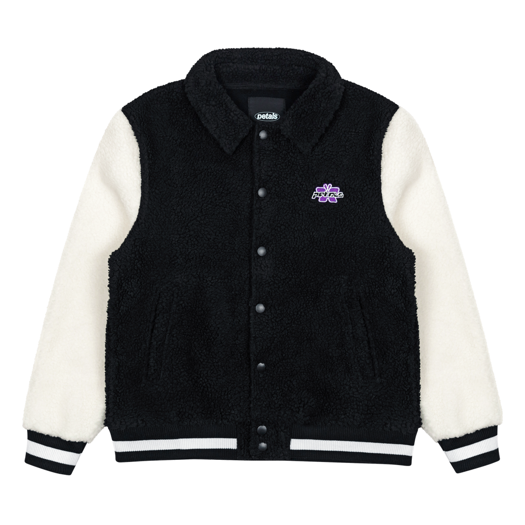 Butterfly Sherpa Varsity Jacket