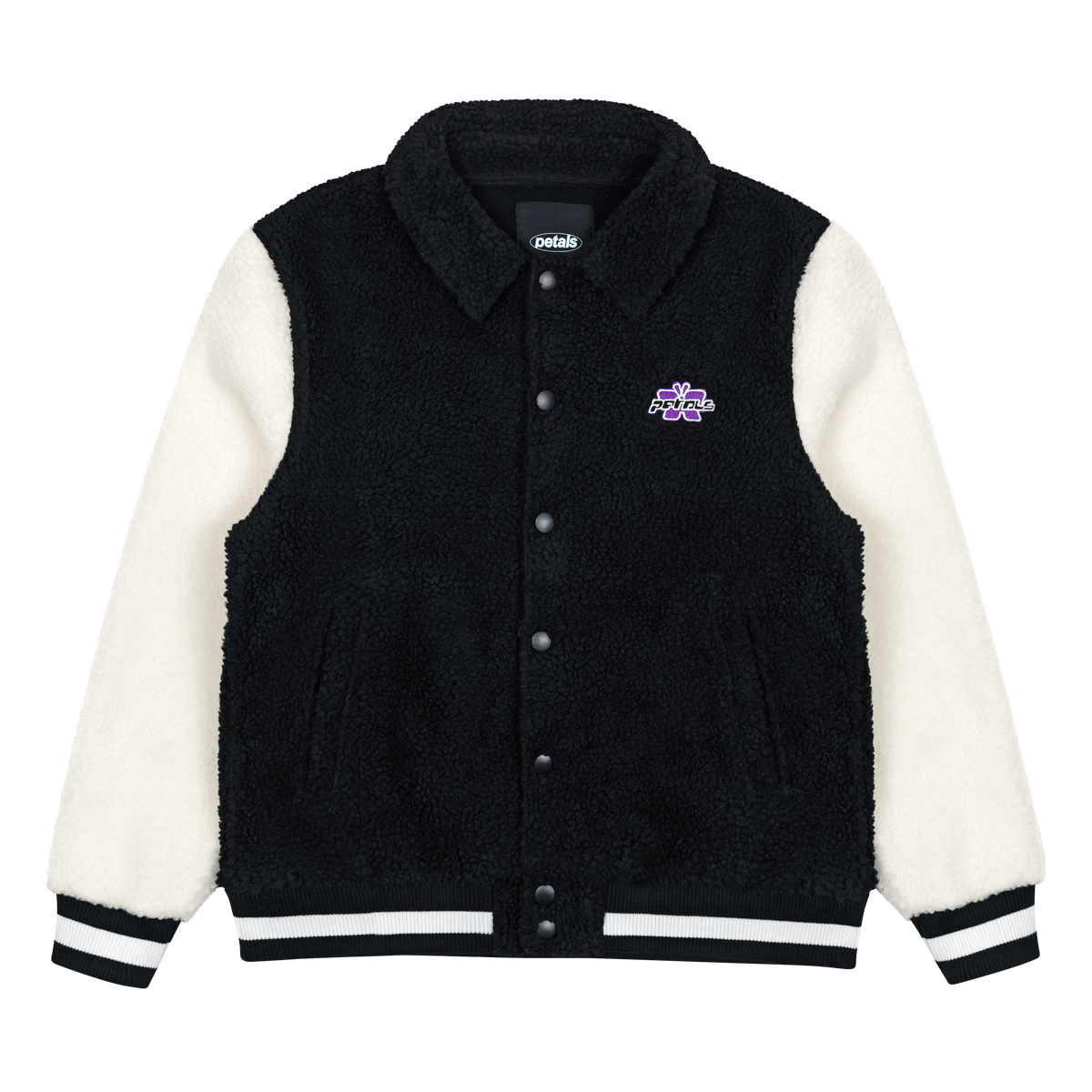 Butterfly Sherpa Varsity Jacket