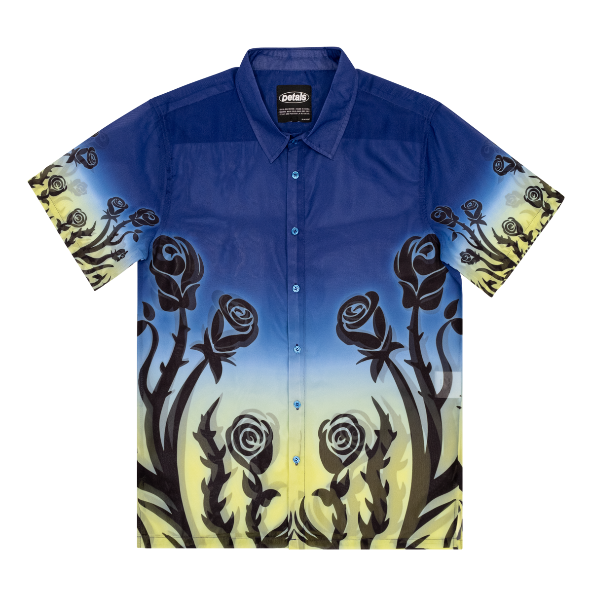 Button Up Roses Every Rose Sheer Button-Up – PETALS DESIGN STUDIO